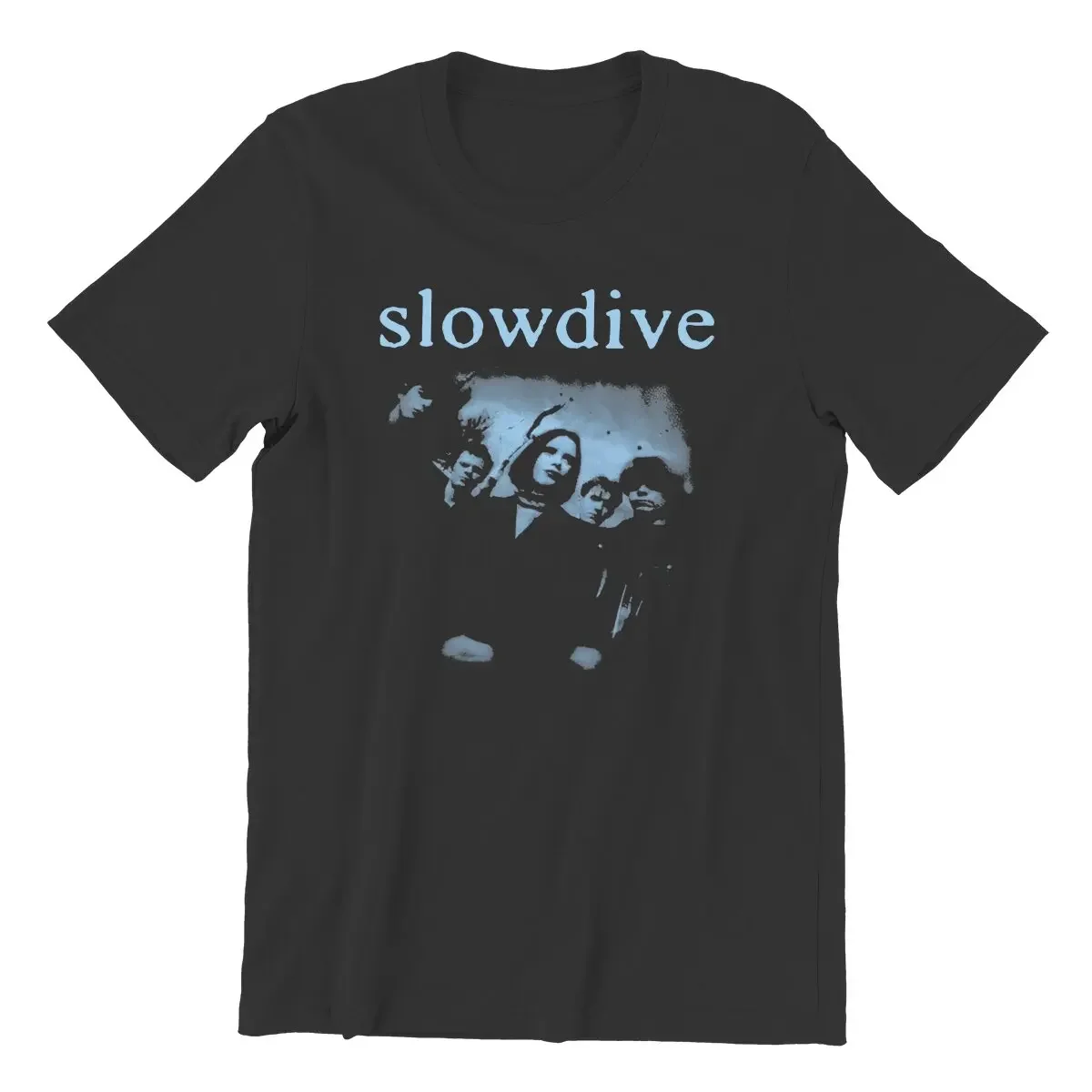 Tour  Cotton Clothes Novelty Short Sleeve Crewneck Tees Summer T-Shirts Men Slowdive  T Shirt manga vintage anime clothes man