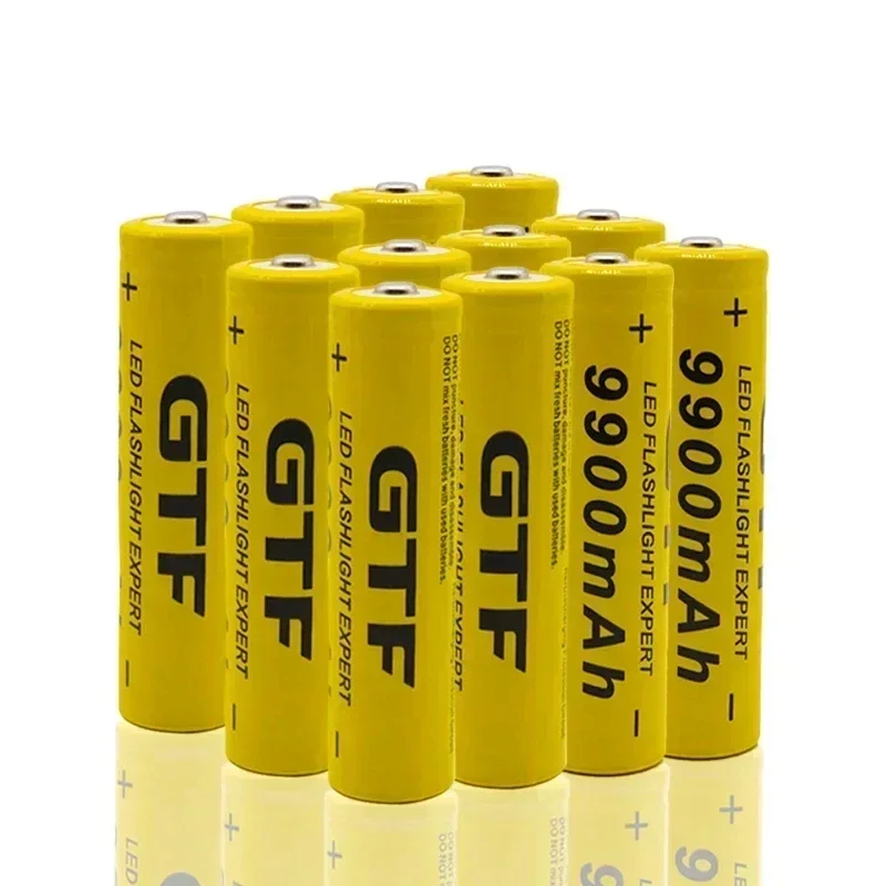 2-20Pcs 18650 Rechargeable Battery 3.7 V 9900mah Rechargeable Battery For Flashlight Speaker Fast Charging High Quality Battery