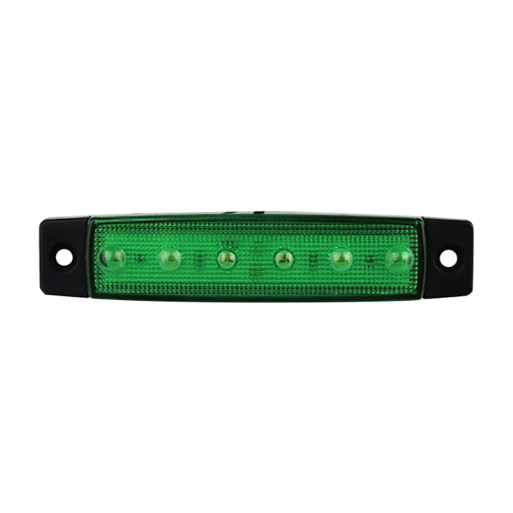 12V/24V 6 SMD LED Car External Lights LED Auto Car Bus Truck Lorry Side Marker Indicator Light Low Trailer Rear Warning Lamp