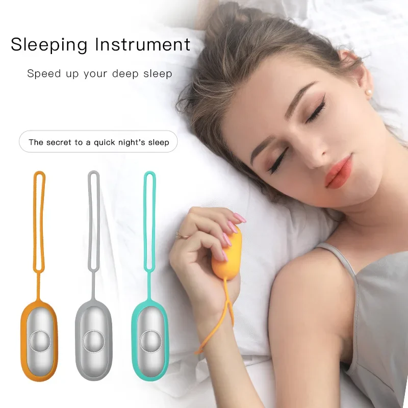 Microcurrent Multi Functional Button Handheld Intelligent Sleep Monitor Improve Sleep Device Sleep Aid Machine Massager Relax