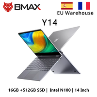 BMAX Y14 2025 360° Laptop 14 Inch Touch Notebook 16GB RAM LPDDR5 512GB SSD Windows 11 1920*1080 IPS Intel N100 Laptops Computer