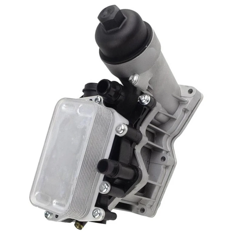 Aluminum Engine Oil Cooler Oil Filter Housing Radiator Module 11428507697 For BMW X1 X3 X5 N47 N57 F15 F20 F25 320d 520d 530 730