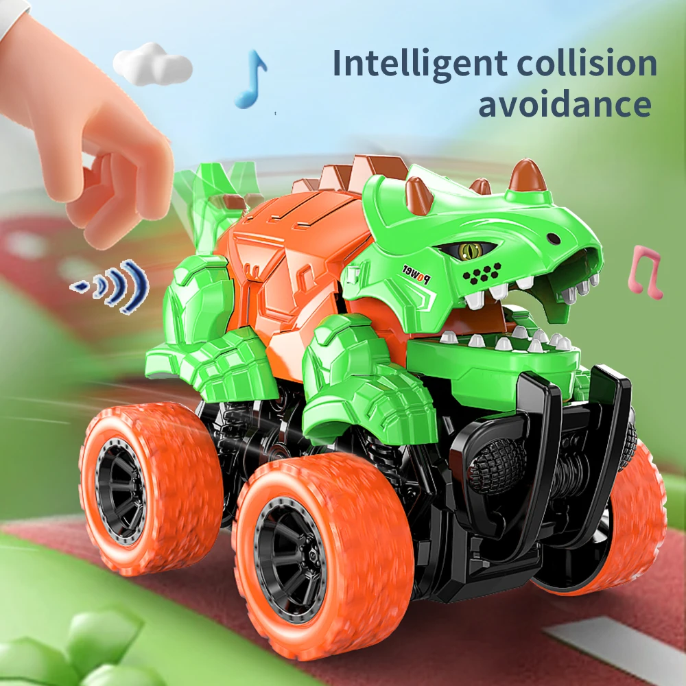 Toy Dinosaurs Intelligent Induction Educational Children's Moving Car  Drop-resistant Children Toys 2 to 6 Years Gifts