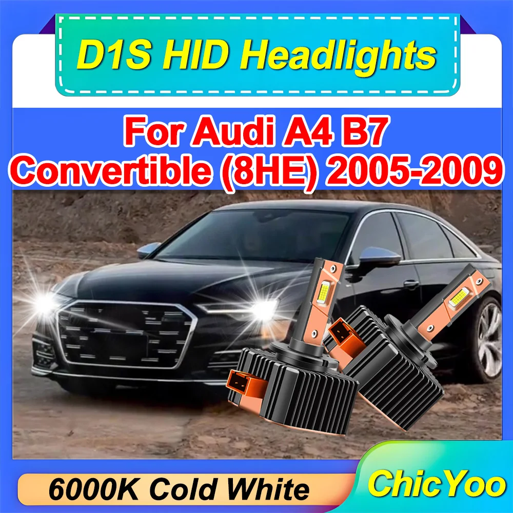 

2X автоматические лампы для фар 30000LM HID ксеноновые автомобильные фары 12 В Plug and Play для Audi A4 B7 Convertible (8HE) 2005 2006 2007 2008 2009