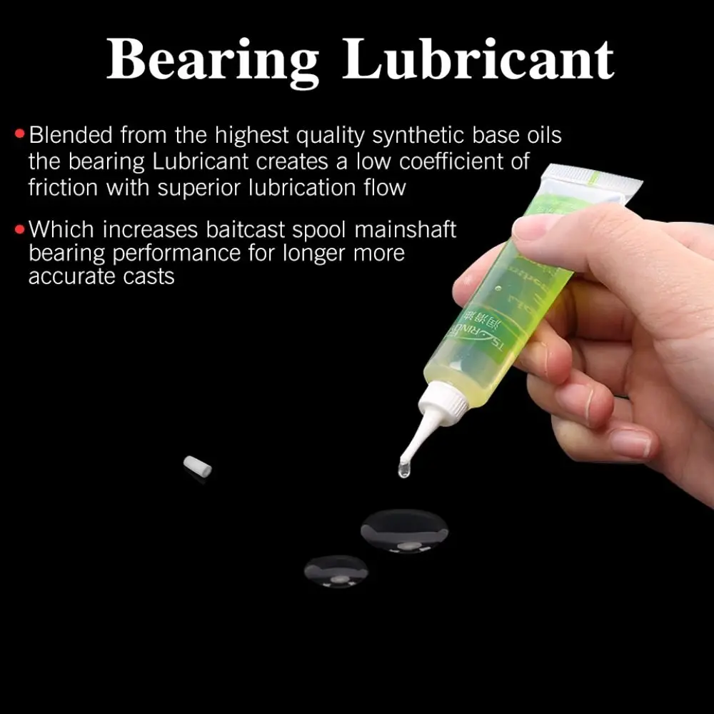 1 set Compression Resistance Spinning Reel Grease Wear Resistance Antioxidant Fishing Bearing Lubricant Oil Low Viscosity