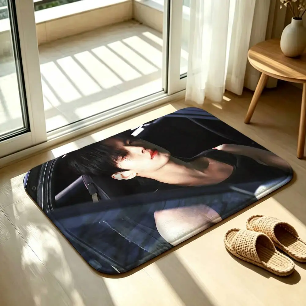Nick He Yu Jin Chao Floor Mat Soft Non Slip for Entry Door Bathroom Indoor Home Decorative Carpet