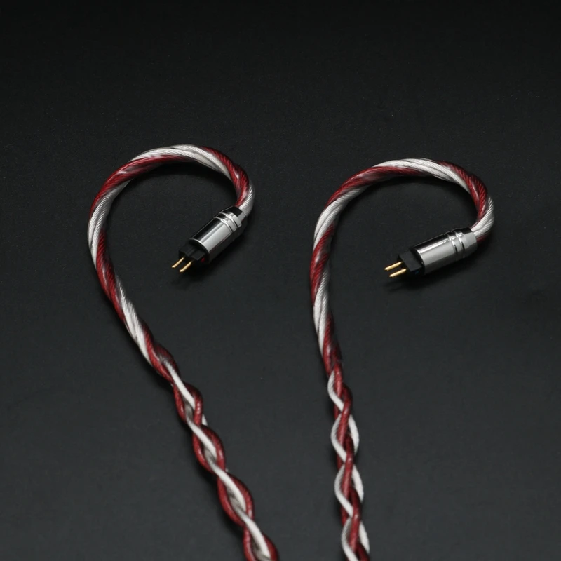 Ivipq-フラッグイヤホンアップグレードケーブル、26awg、7n occ