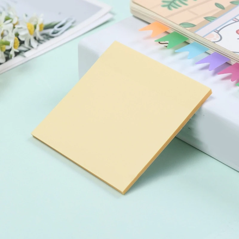 7 PCS Auto-adesivo Stickier Note Clear Memonst Pad à prova d'água Notas mais pegajos