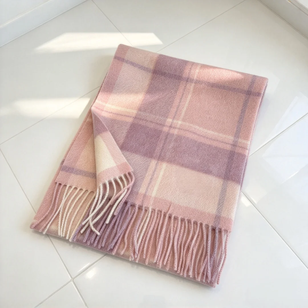 Luxury Brand Shawl Neck Women's Fashion Scarf Warmer Soft Scarf 30*180cm Handmade Minimalist Versatile Premium Ideal for Gifting - view 4