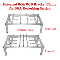 Universal BGA PCB Bracket Clamp, PCB Titular, Fixture Jig, Estação de Retrabalho, 500x300x160mm