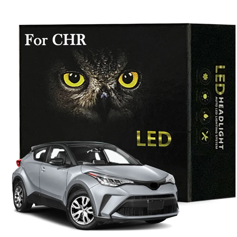 

10Pcs For Toyota CHR C-HR 2016 2017 2018 2019 2020 2021 Led Interior Light Kit Dome Map Reading Trunk LightCanbus No Error