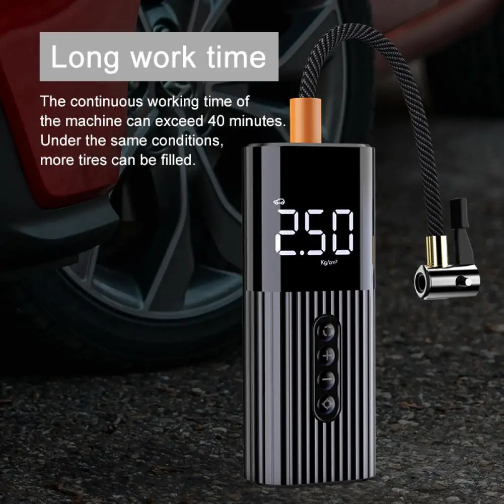 Great Air Compressor Intelligent Convenient Electric Intelligent Electric Car Air Pump  Car Air Pump Digital