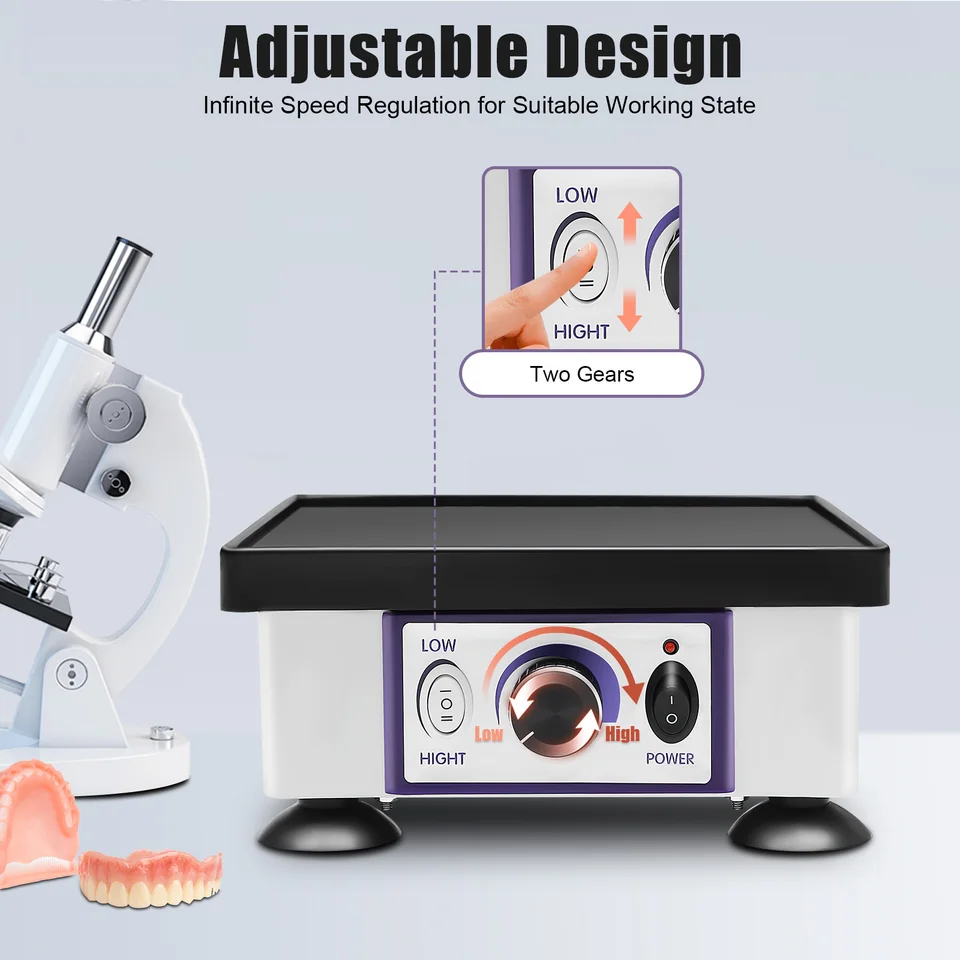 120w Square Dental Vibrator Variable Speed Lab Shaker Oscillator