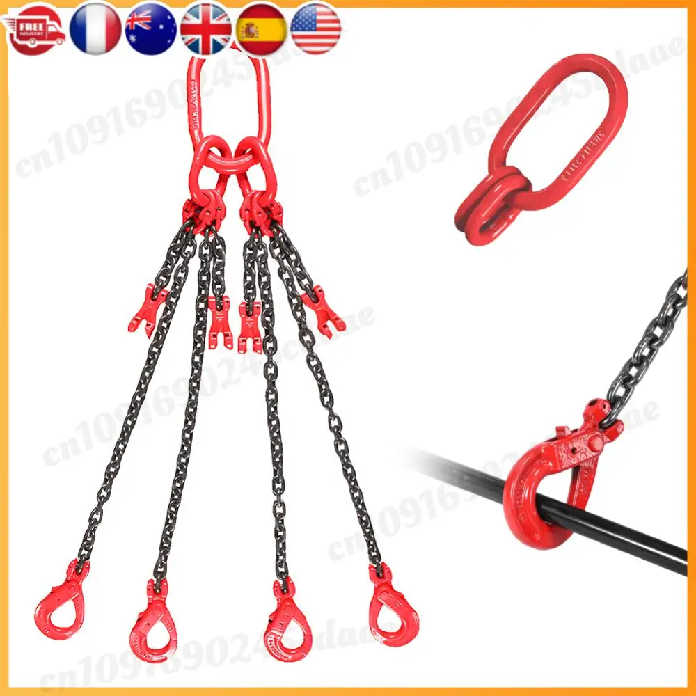 8 طن 4 الساق سبائك الصلب سلسلة الرافعة للرفع ث/هوك الثقيلة محرك سلسلة رافعة المصاعد لأمن البضائع