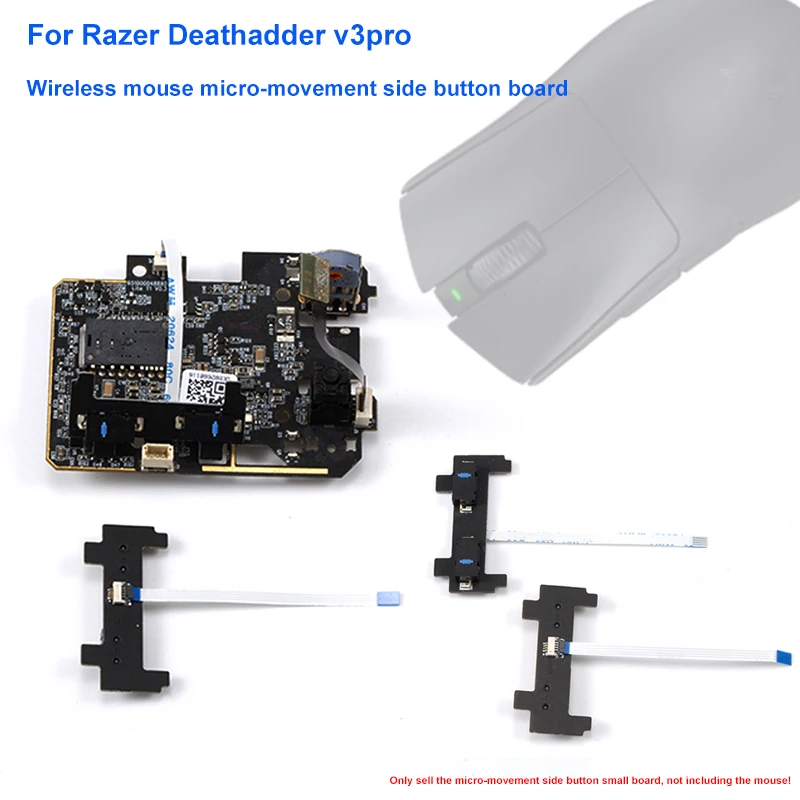 Repair Accessories for Razer Deathadder V3 Pro Professional Edition Wireless Gaming Mouse Side button small motherboard