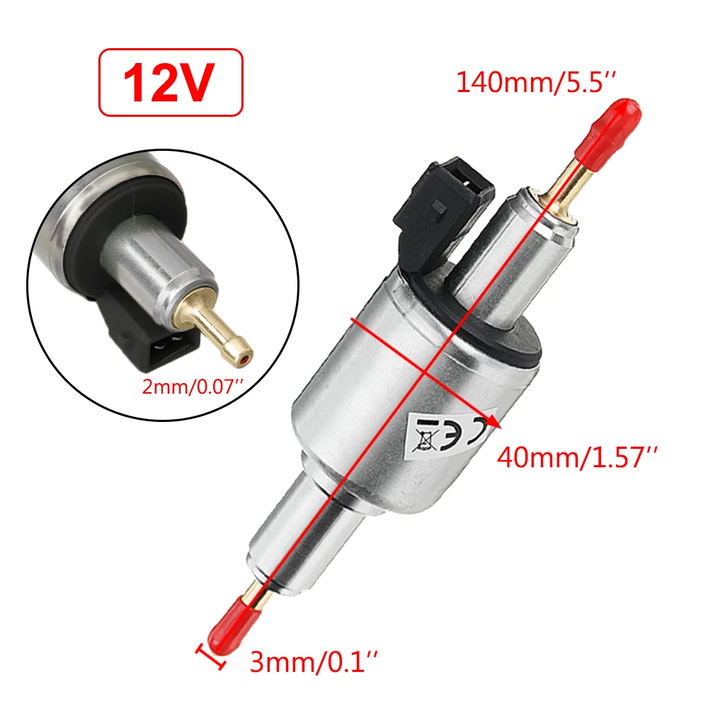 12V/24V Universal Car Air Diesel Parking Oil Fuel Pump For 2KW/5KW Eberspacher Heater For Truck Easy To Install