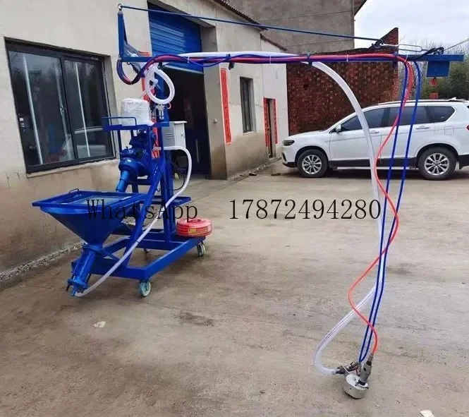 GRC Glass Fibre Wire Slurry Machine Industrial Wet Cement Mortar Sprayer