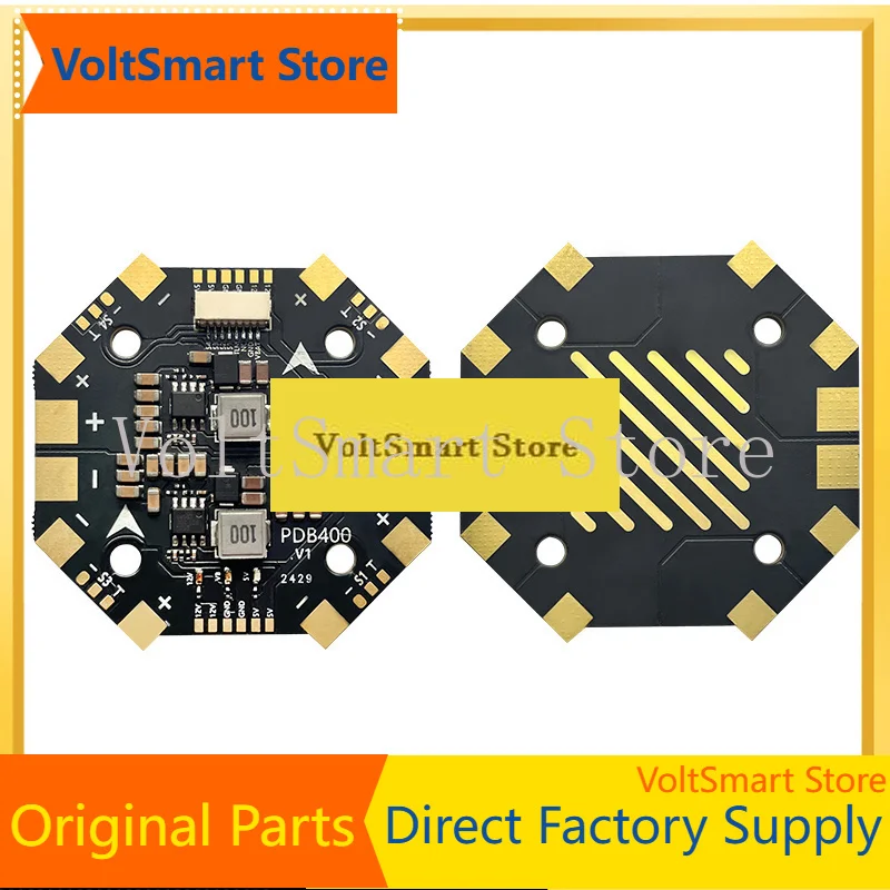 VoltSAocoda-RC PDB400 8S 400A PDB Distribution Board 400A Current Sensor 4-8S 30.5mm For Multirotor X-Class Cinelifter RC Drone