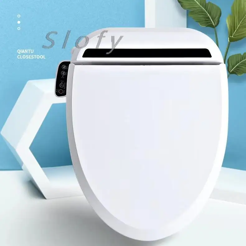 Toilet Auto SPA Smart Toilet Seat Button Display Toilet Heating Seat Cover Electronic Bidet Toilet Lid Bathroom WC Toilet Seat