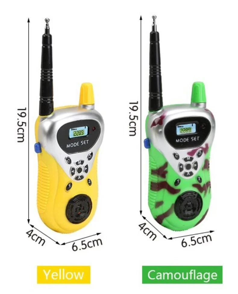 Walkie-talkie de simulación de juguete inalámbrico de mano, ciencia y educación, interacción entre padres e hijos, rompecabezas para interiores y exteriores, juguetes, regalos