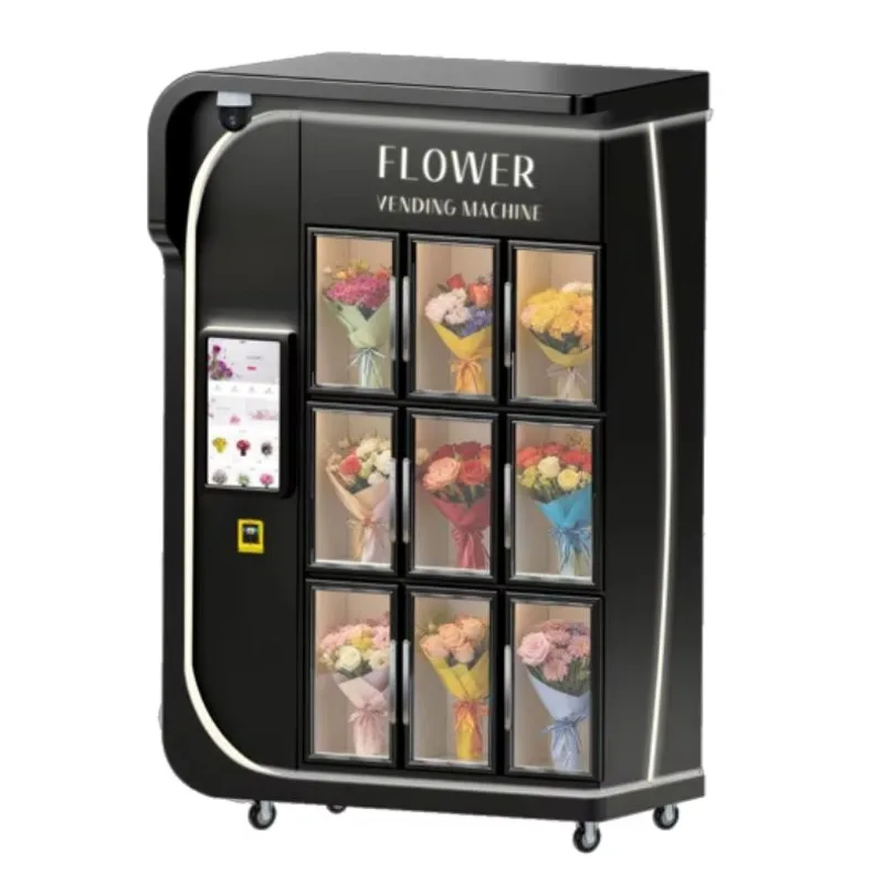 Smart Flower Vending Machine Technology Refrigeration Locker Vending Machine Automatic Flower Vending Machine for Shopping Mall