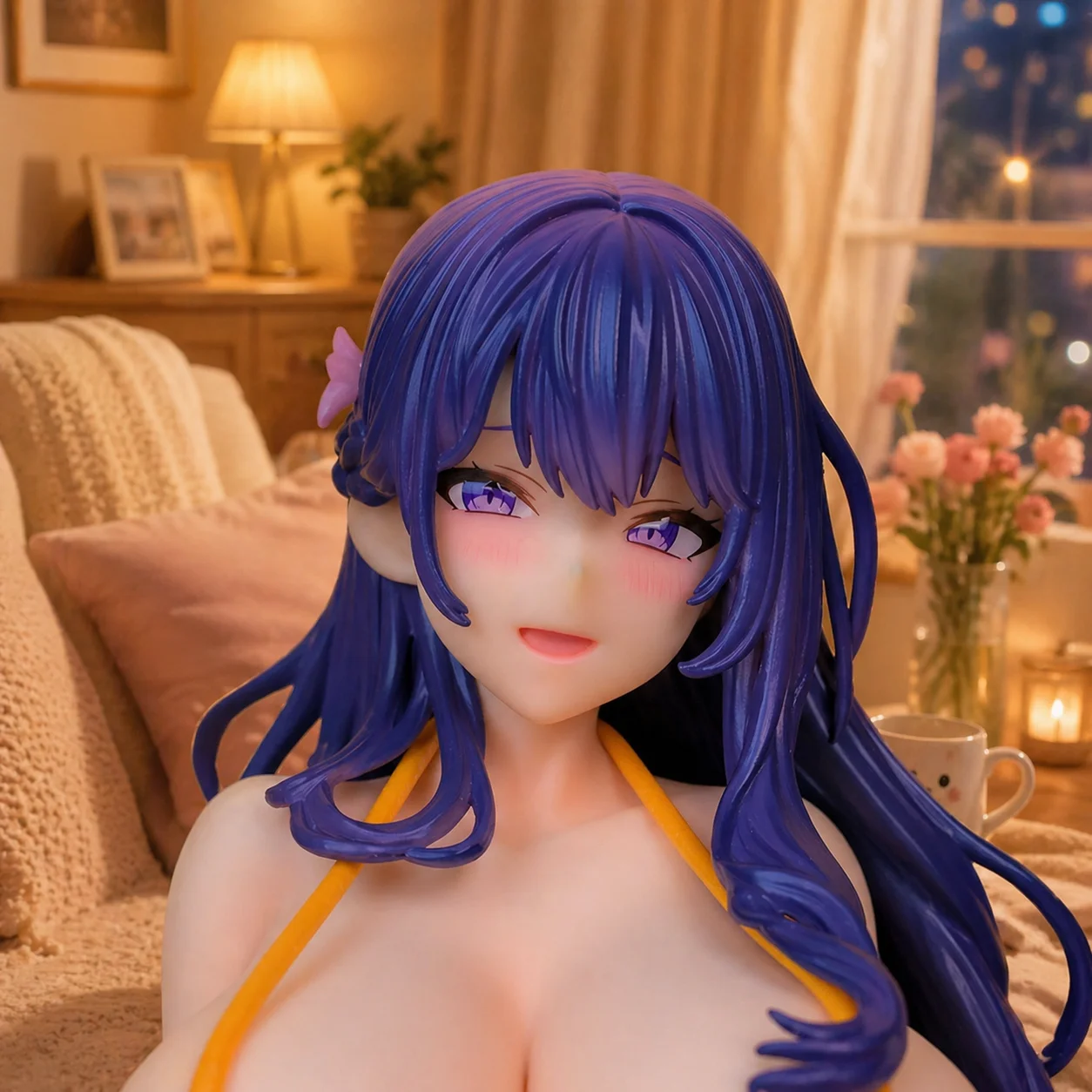 

26cm voluptuous girl sister next door swimsuit beautiful girl figure 2D ornaments chassis model