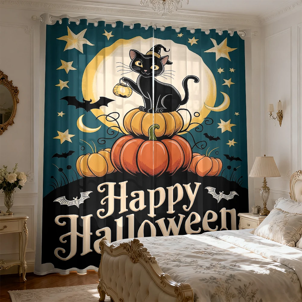 2pcs black cat pumpkin 