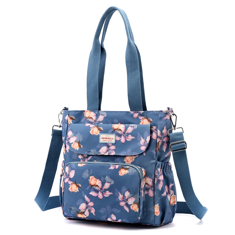 

Women's Shoulder Bag High Quality Top-handle Bag Female Printed Flower Large Capacity Shopping Bags Crossbody Bag For Ladies