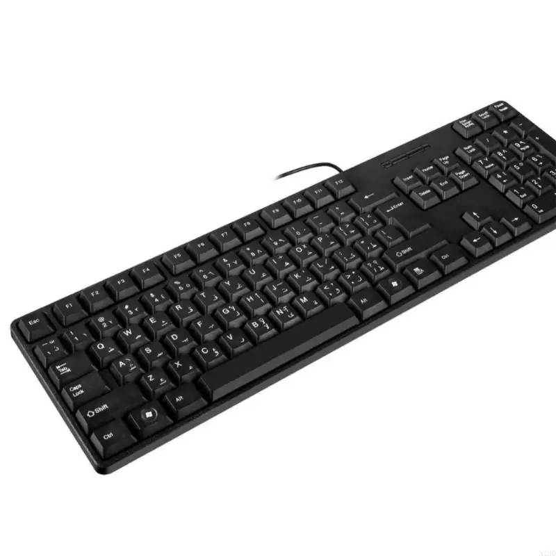 N1HD Corded Arabic English Keyboards For Comfortable Extended Typing In Work Play