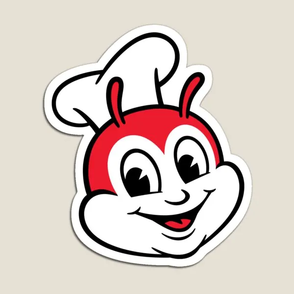 

Магнит Jollibee, красочные наклейки для оформления детской комнаты, забавные домашние детские милые магнитные детские наклейки