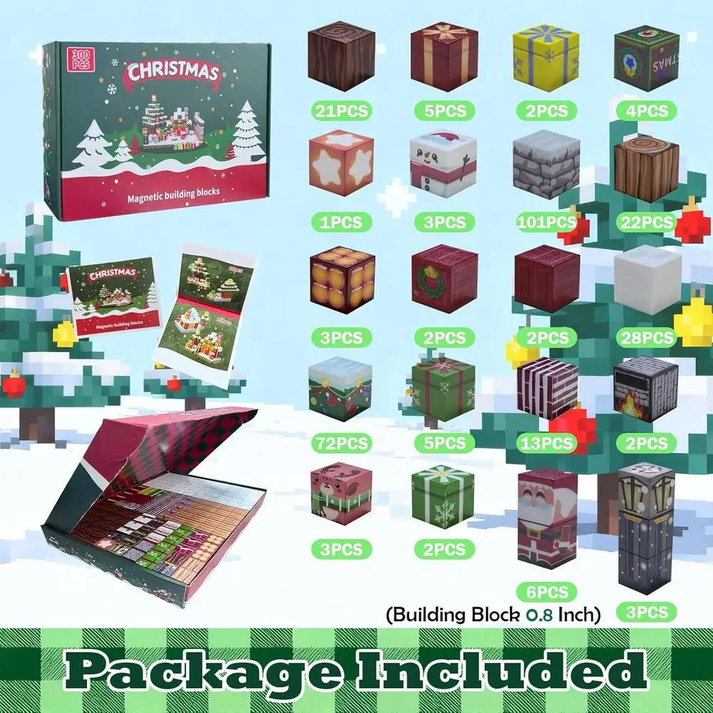 어린이를 위한 300피스 자석 빌딩 세트, 유아용 STEM 장난감 3세 이상, 남녀 어린이를 위한 이상적인 선물