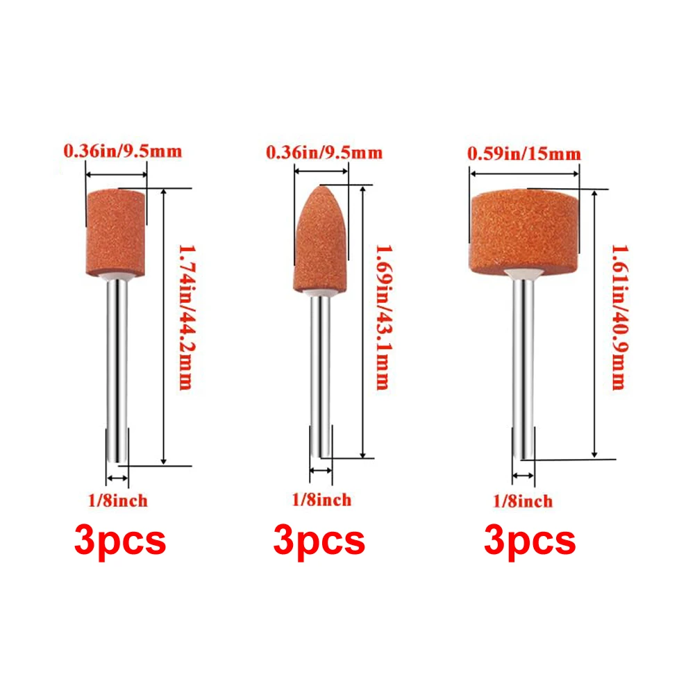 2.35mm Aluminum Oxide Sleeves 12 Mandrels Compatible With Tools Effective Installation Method For Different Polishing Tasks