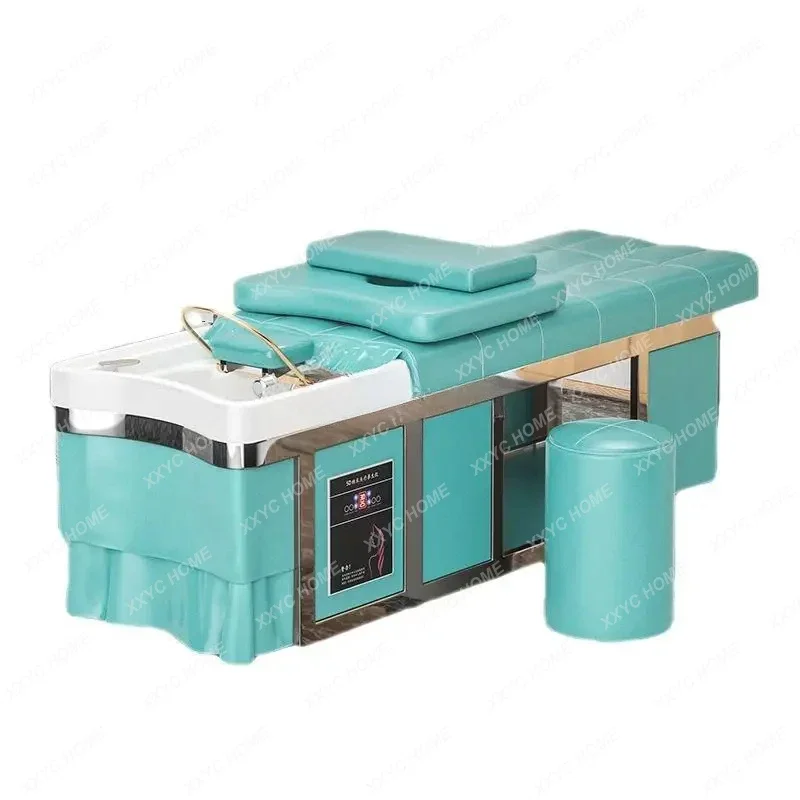 

Shower Head Shampo Chair Stylist Fashion Professional Luxury Hair Wash Bed Massage Minimalistic Lavacabezas Salon Equipment