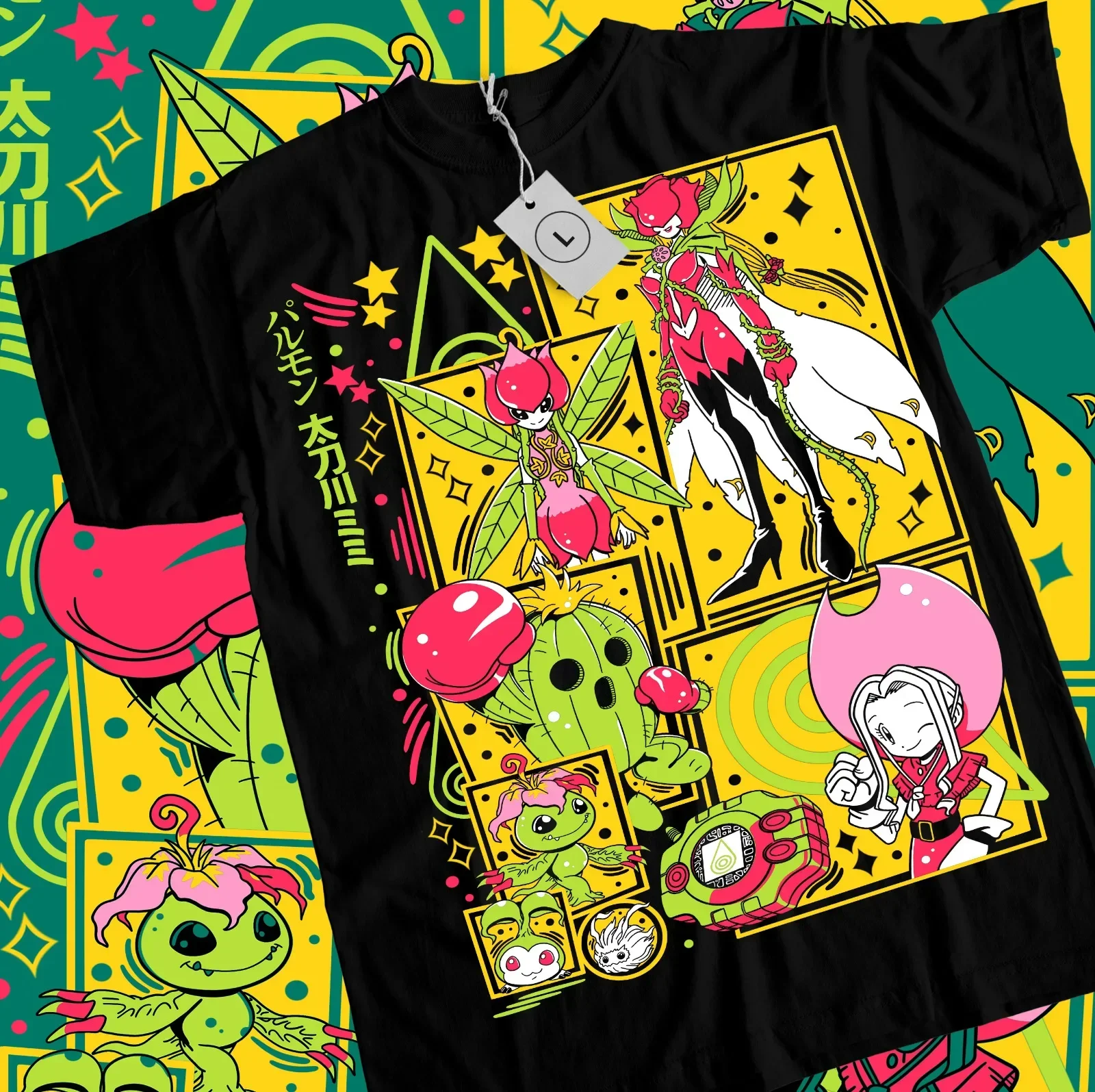 

Лето 2029, брендовая футболка Digimon Adventure Animation из 100% хлопка с принтом Togemon, унисекс, повседневная футболка с короткими рукавами для взрослых и детей Y2k