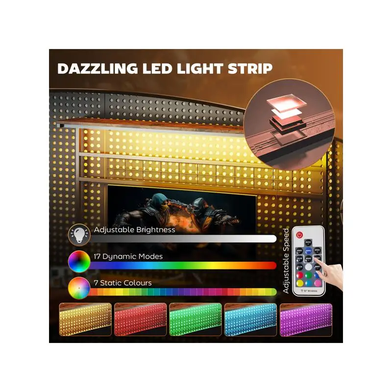 مكتب مكتب لأجهزة الكمبيوتر، تصميم مدمج، مناسب للاستخدام المنزلي أو المكتبي، أنيق وعملي #4