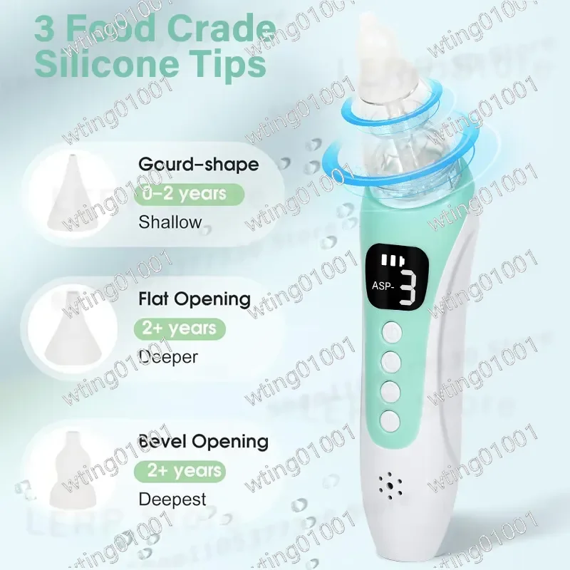 for Electric Nasal Suction Device Gentle Baby Nose Cleaner Anti Congestion Rinse Tool Safe Household Care for Seasonal
