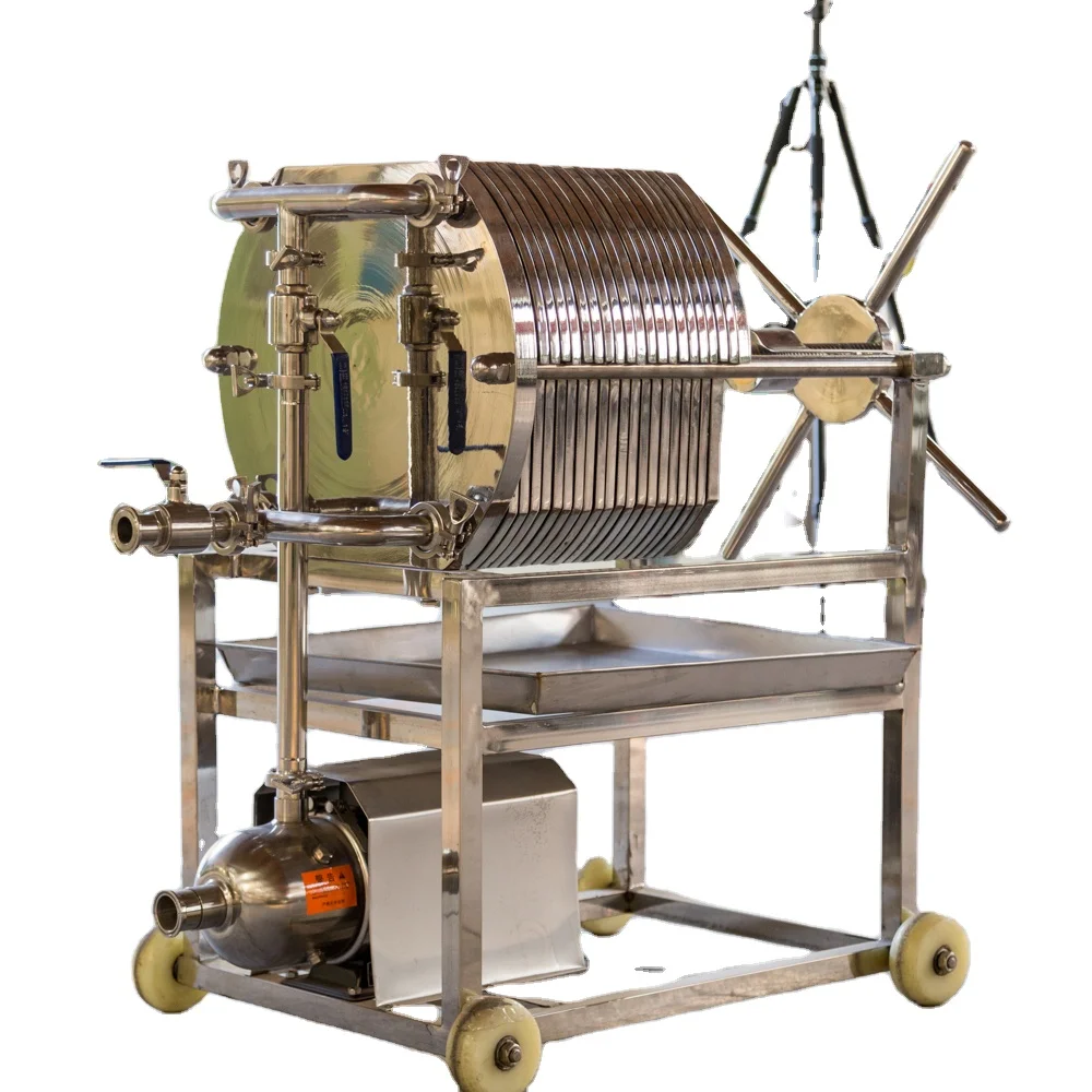 

Multi-layer Plate and Frame Fine Small Filter Press for Red Wine Filter