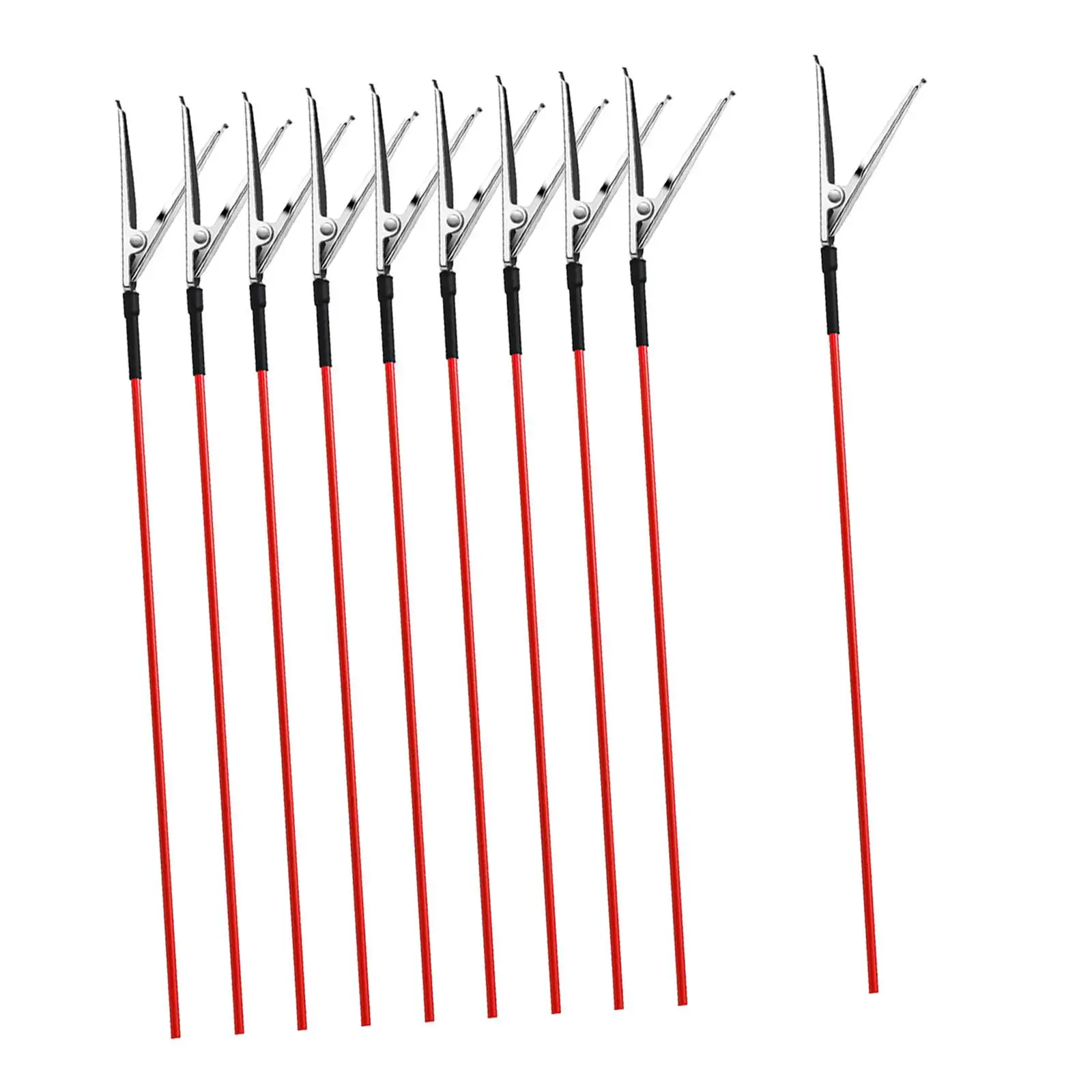 10x Modelschilderij Alligator Clip Sticks Gemakkelijk te hanteren Verstelbaar Hobbygereedschap