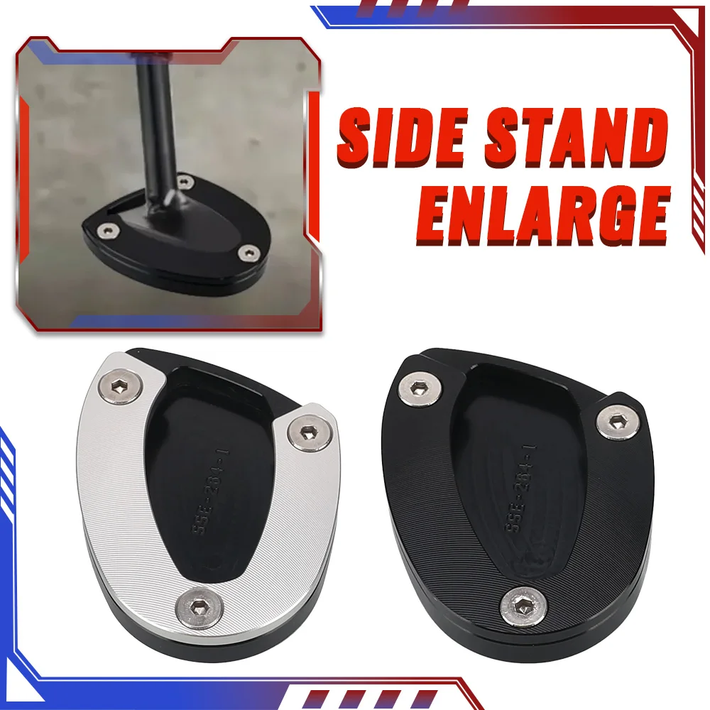 

For Street Triple 675 /765 R/RS/S Daytona 675 R/Moto2 765 Motorcycle Kickstand Side Stand Extension Pad Support Plate Enlarge