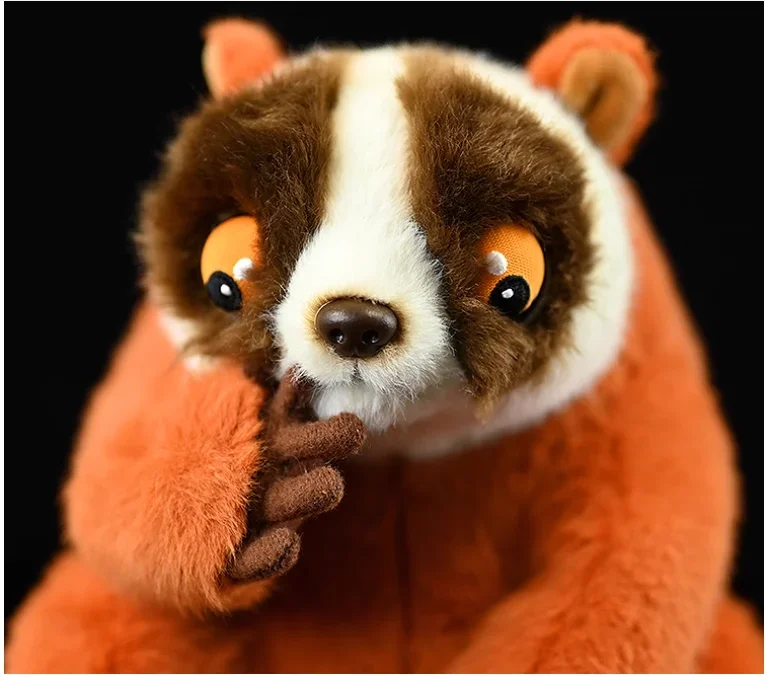 wholesale 21cm Super Cute Simulation of slow loris plush toy slow loris doll simulation animal doll For Children Birthday