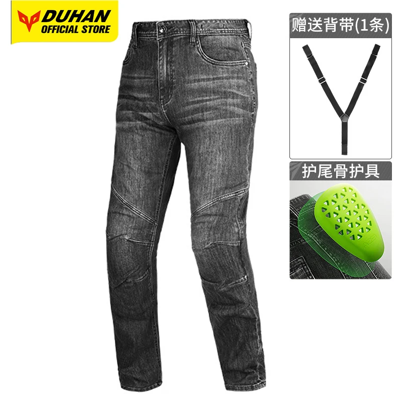 

Retro Casual Motorcycle Jeans Four Seasons Comfortable High Elastic Motorbike Jeans Commuter Motocross Jeans Summer Men