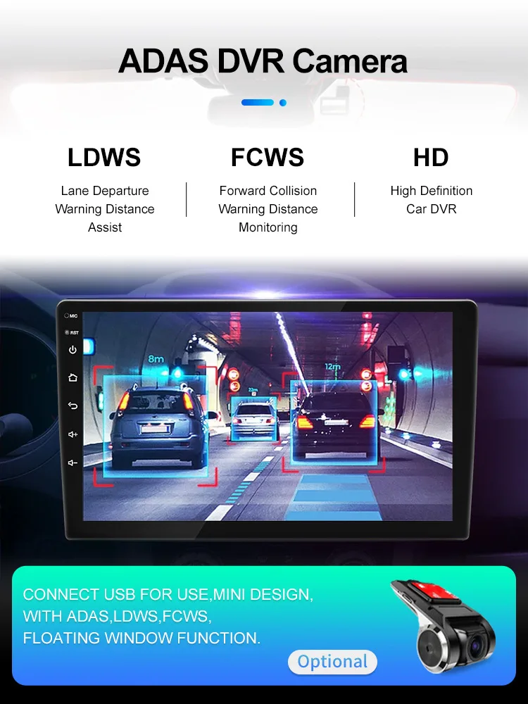 Wireless Carplay 2din Android 16 Car Radio Multimedia Video Player Universal 9/10 inch AutoRadio GPS Navigation 4G WiFi DVD