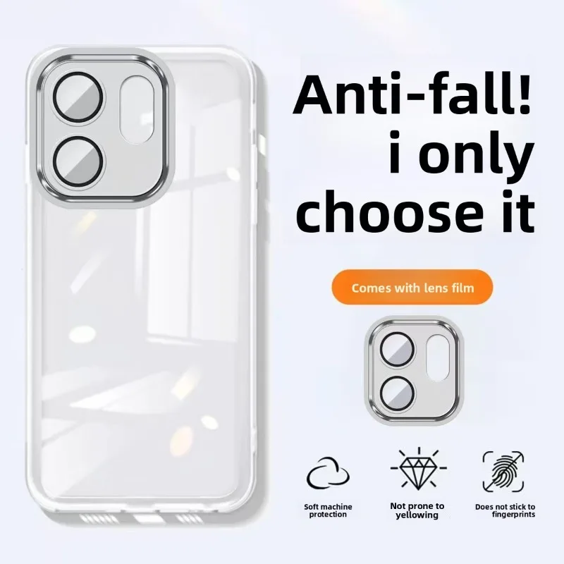 حزمة كاملة شفافة لهاتف OPPO Reno 15/14Pro 15ProMax 15/14/FS A5Pro A6Pro/A3 4G A6Pro/A5X/A5/A3X/A3 5G A40/A40M جراب هاتف