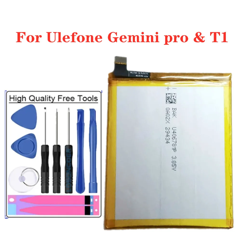 

Hight Quality Original Battery For Ulefone Gemini pro / Gemini T1 3680mAh Phone Battery Batteries Bateria In Stock + Tools