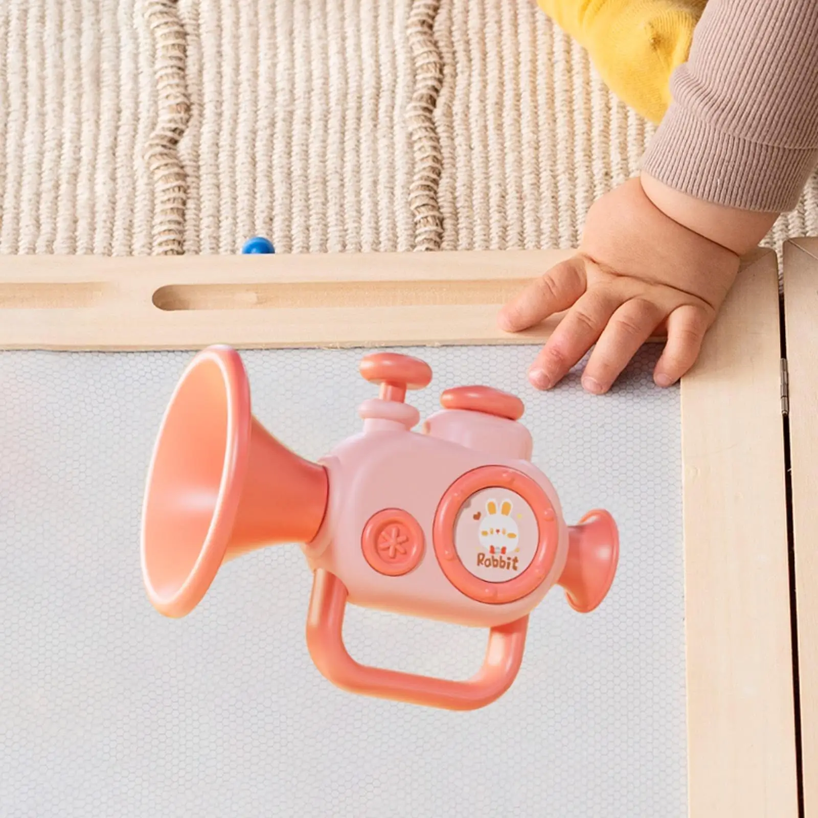 Gwizdek dla dzieci w kształcie małej trąbki dla dzieci w wieku 2-4 lat