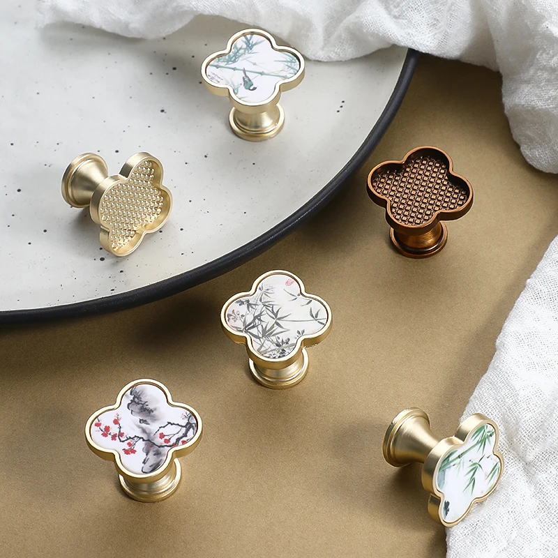 Handles Drawer Cabinet Furniture Kitchen Handles for Cabinet Knob Door Drawer Furniture Kitchen Knob Zinc Alloy Single Hole