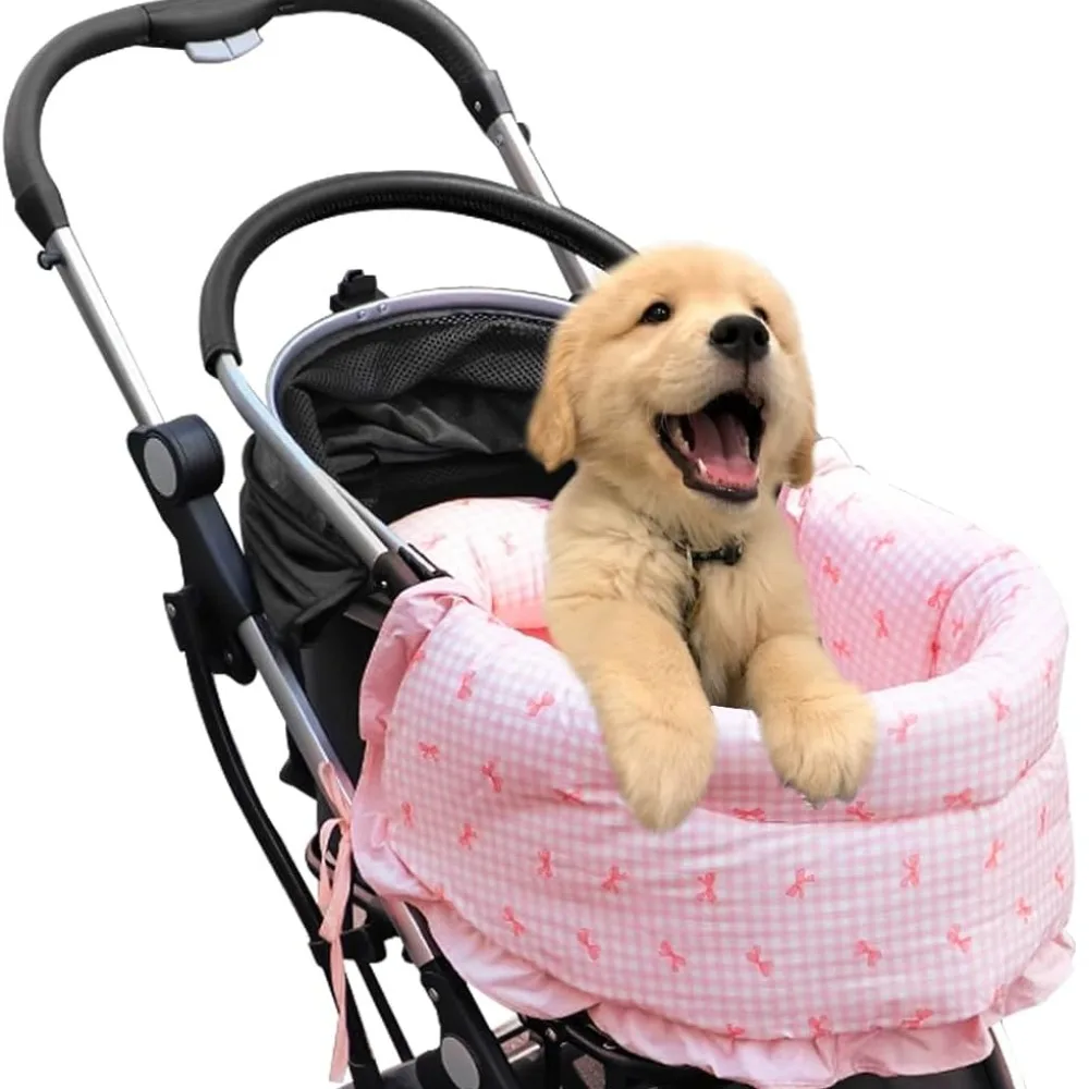 

Dog Stroller Pad Set 3pcs,Puppy Mats Pillow Set,Outdoor Stroller Accessories for Pets,Puppy Stroller Edge Cushion,Stroller Guard