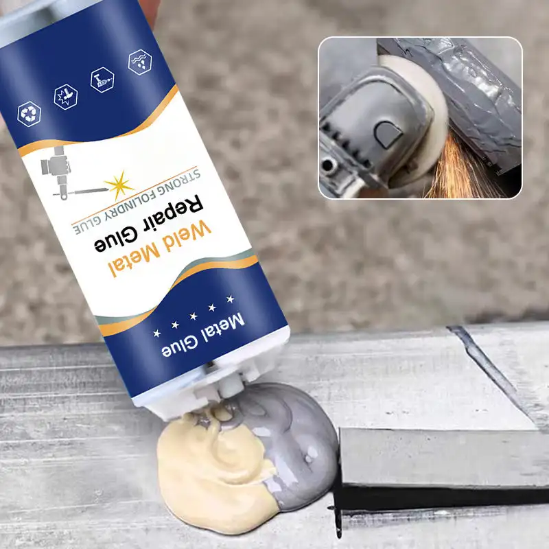 Strong Casting Adhesive High Temperature Resistance Iron Metal Oil Tank Repair Agent Welding Adhesive Cast Metal Glue image 2