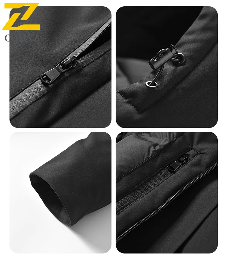 Men's Extremely Cold Warm Parka Winter Retro Multi-Pocket Cargo Jackets Men Long Snow Coat 2025 Casual Windproof Padded Jacket