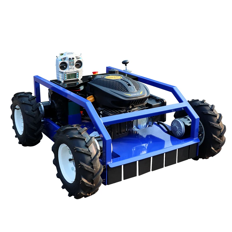 تخصيص جزازة العشب ذات العجلات التي يتم التحكم فيها عن بعد مع وظائف قوية، سهلة التشغيل، وتوفير الوقت وفعالة.